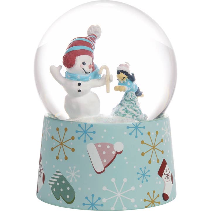 Precious Moments - Wholesale Snow Globe - Precious Moments Dachshund With Snowman Snow Globe3