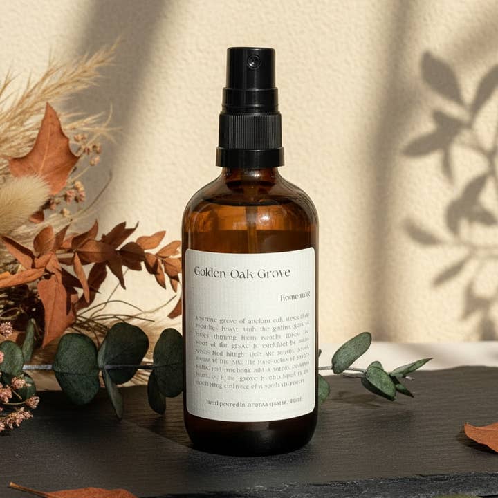 Golden Oak Grove | Luxury Home Mist for wholesale by Aroma Quartz Trade