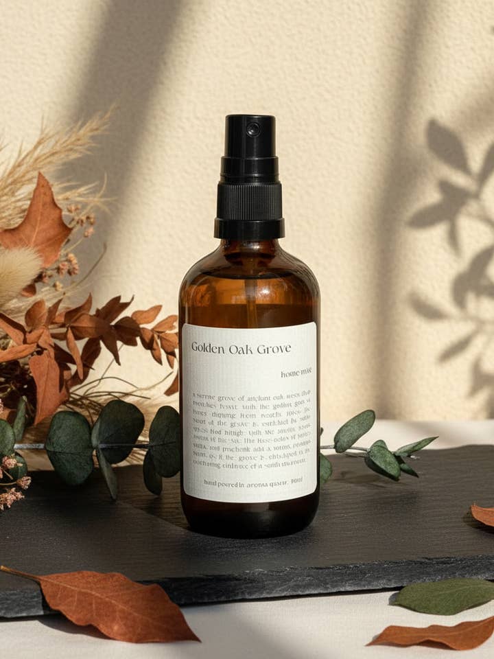 Golden Oak Grove | Luxury Home Mist for wholesale by Aroma Quartz Trade