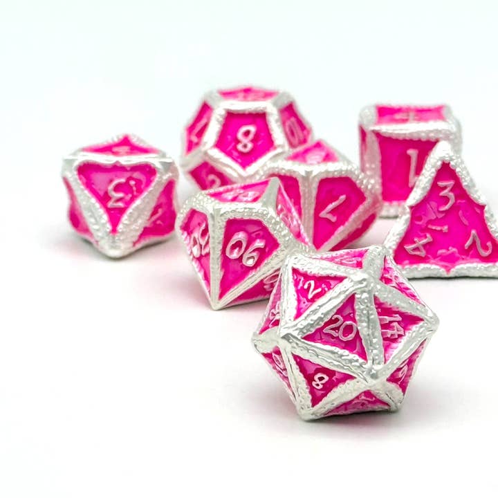 Pirate Dice - Man-O-War 7 Piece RPG set Alloy Metal Dice for wholesale by Norse Foundry