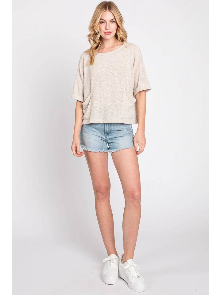 Final Touch - Vendita all'ingrosso Tunica - Donna - Top a Girocollo Vestibilità Ampia - T312149