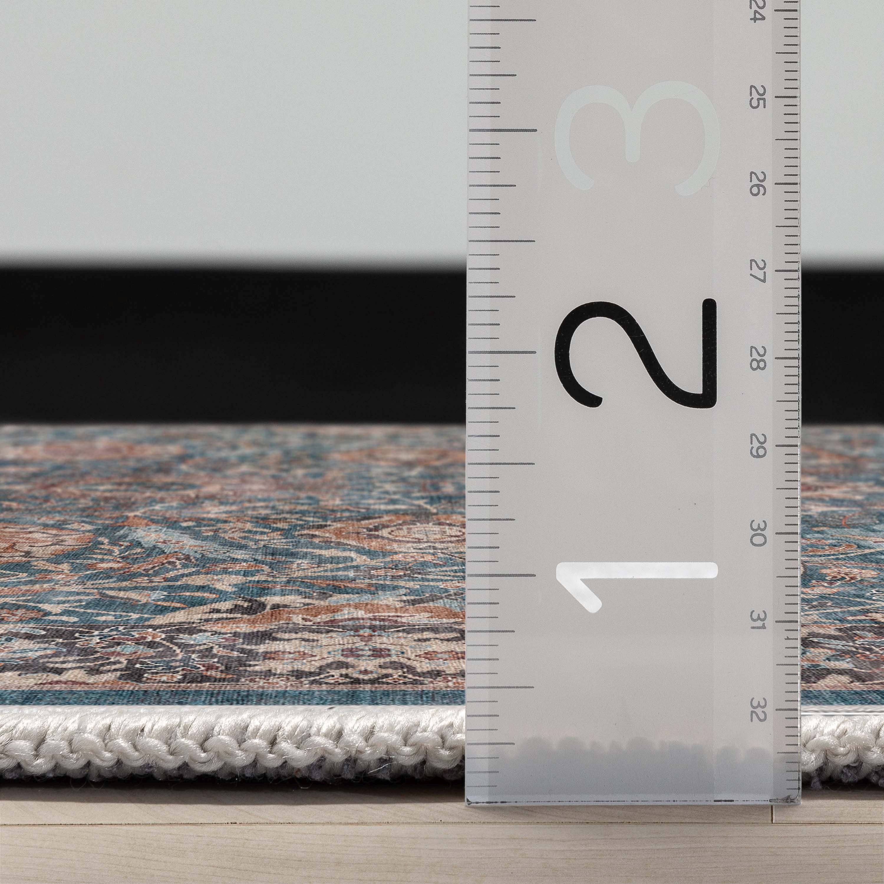 Well Woven - Vendita all'ingrosso Tappeto - Tappeto Liana Vintage Oriental Teal a trama piatta3