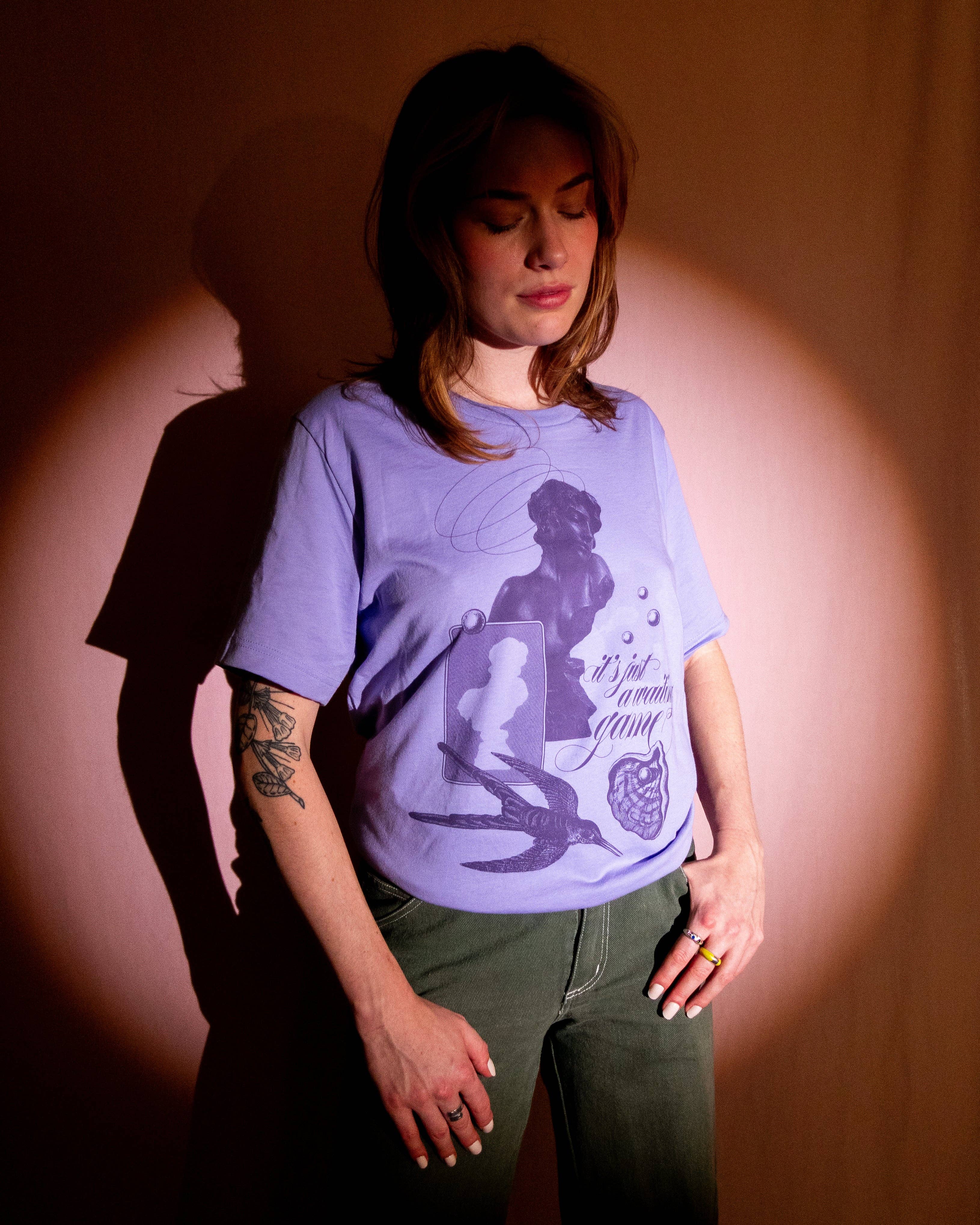 Sapphic Romance in Deep Lavender for wholesale on Faire