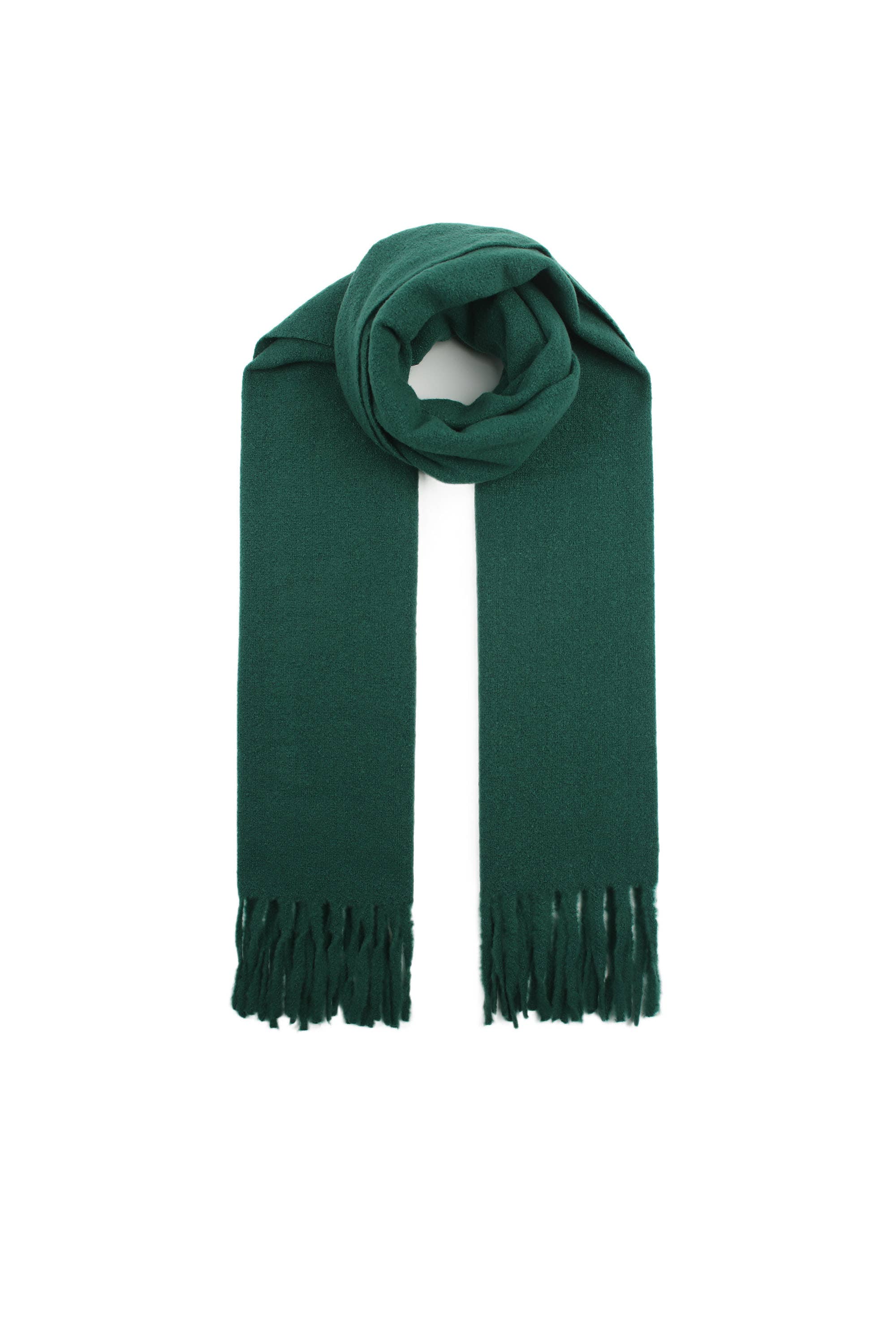 PHANIE MODE - Wholesale Scarf - Women's - E-09355 Women's plain scarf with fringes – Soft & elegant5