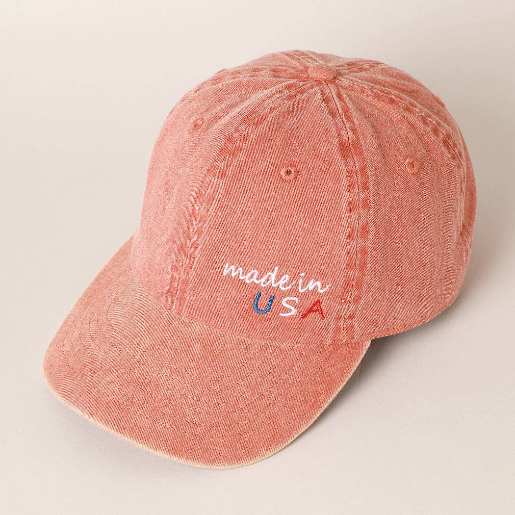 Fashion City – wholesale Baseball cap – Women's – Made in USA Embroidered Cotton Baseball Cap10