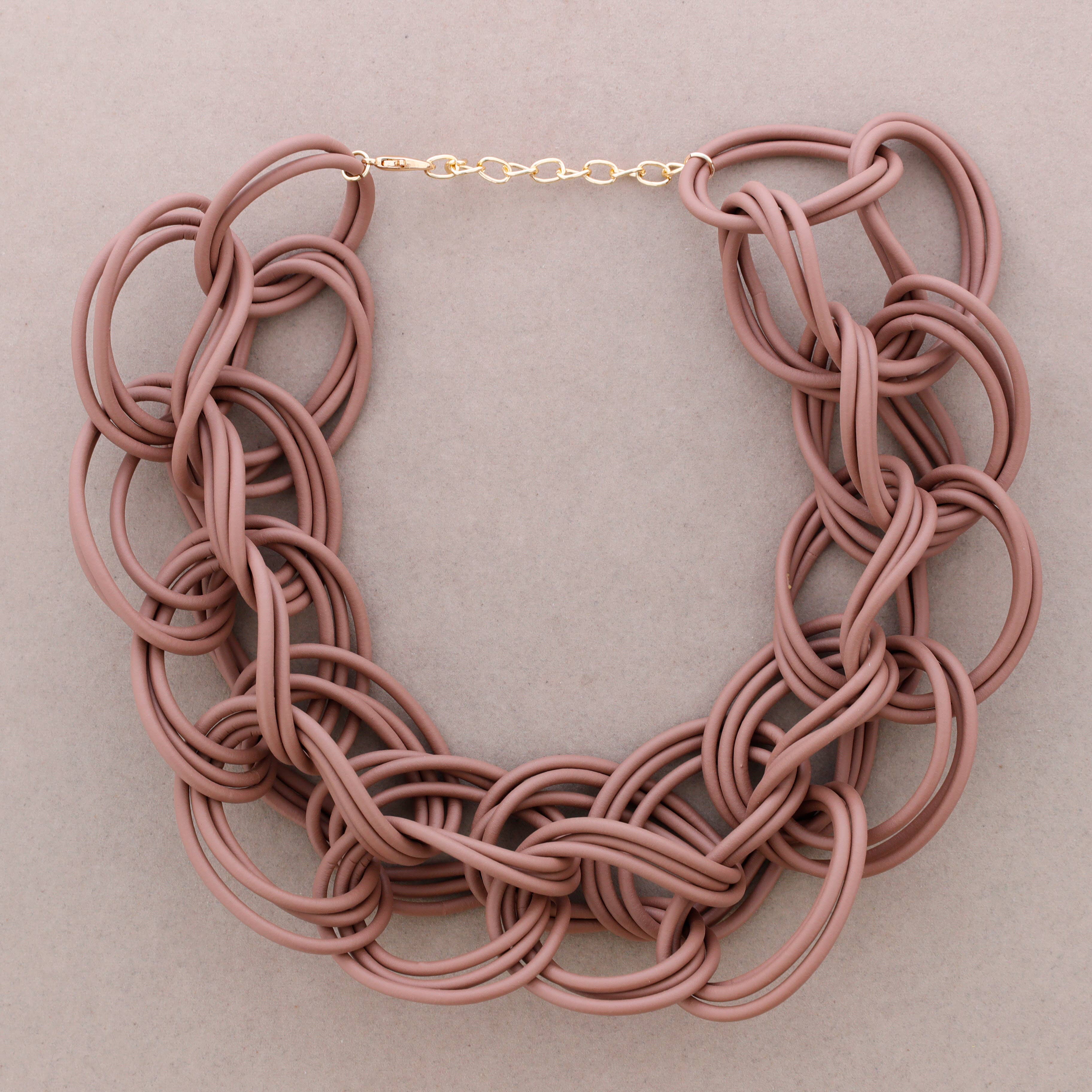 Sonata - Wholesale Snap Jewelry - Rubber Link Choker5