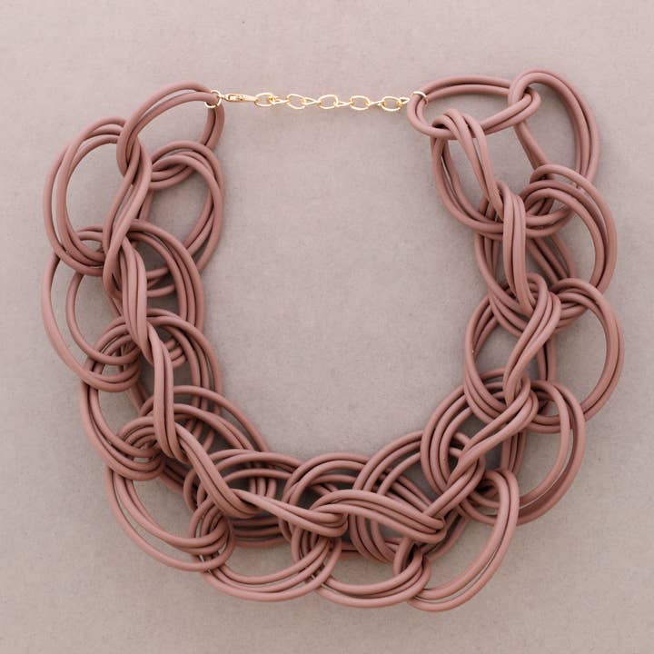 Sonata - Wholesale Snap Jewelry - Rubber Link Choker5