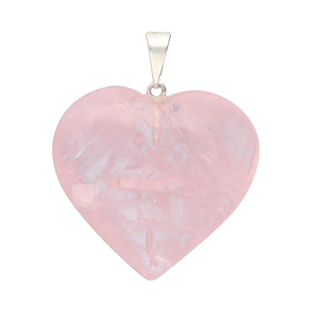 Vives de la Cortada S.L - Wholesale Individual Charm/Pendant - Rose Quartz Heart Pendant