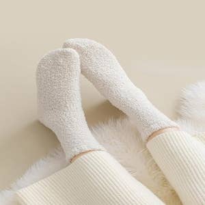 Women's Fuzzy Socks, Fluffy Socks, Cozy Socks, Warm Socks, Comfy Socks,  Slipper Socks, Cute Socks, Gift For Mother, Wife, Daughter, Girlfriend