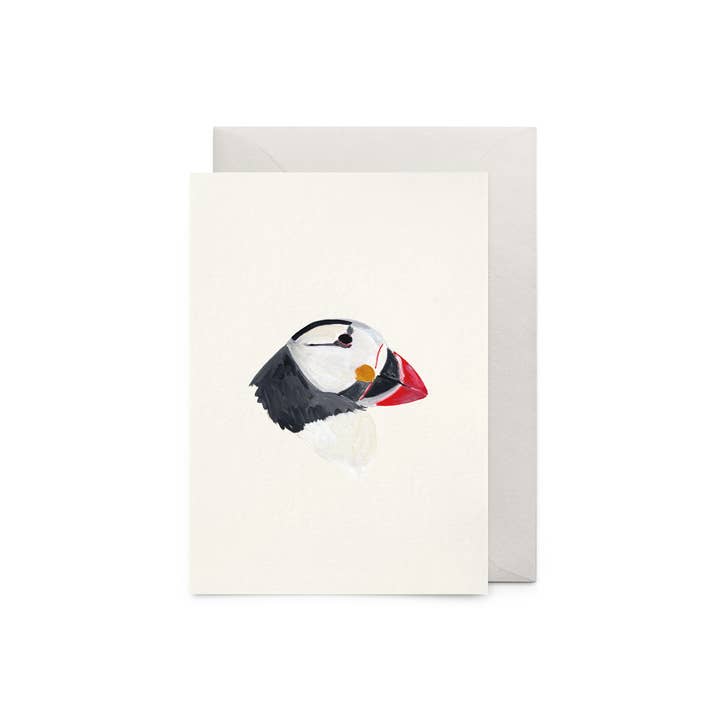 Puffin Card for wholesale by Petit Gramme