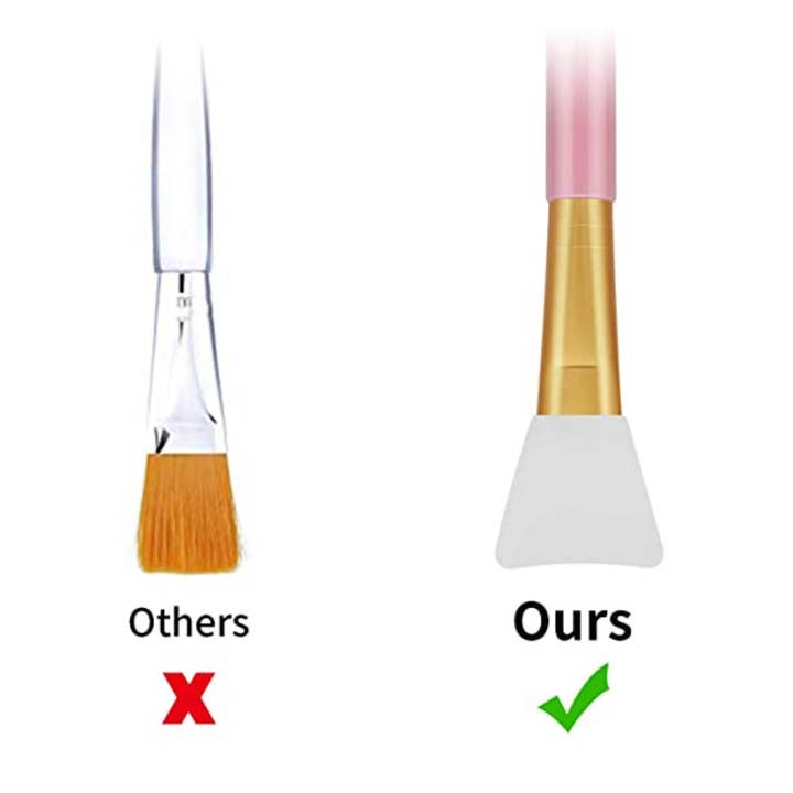 Voss Botanicals, LLC - Wholesale Mask Applicator Brush/Tool - Soft Silicone Facial Mud Applicator | Clay Tools Face Mask | Compostable & Biodegradable 2.5" Mini Palm Leaf Bowl | Bamboo Eco Friendly Bowl6