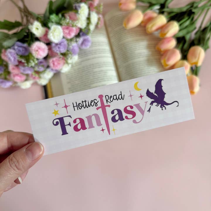 Hotties Read Fantasy Soft Touch Bookmark for wholesale by Art by Taura