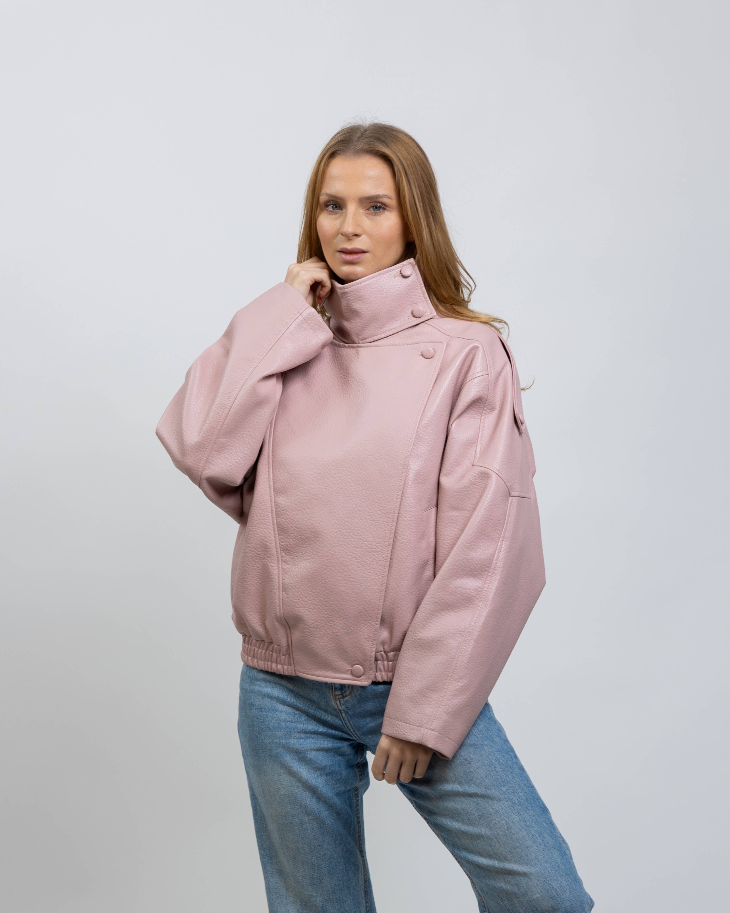 KZELL PARIS - Wholesale Leather Jacket - Women's - FAUX LEATHER BIKER JACKET24