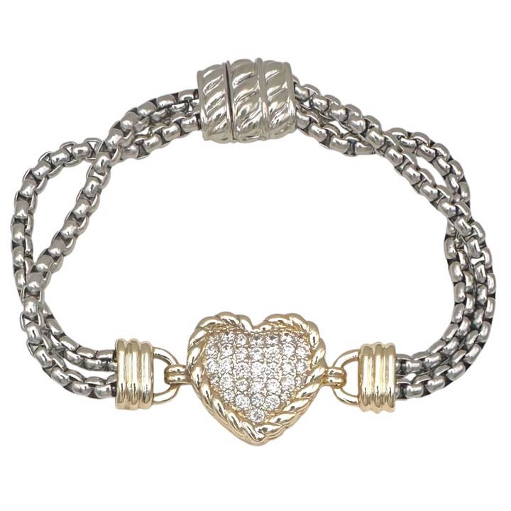 Bracelet Cœur Magnétique pour la vente par My Best Kept Jewelry
