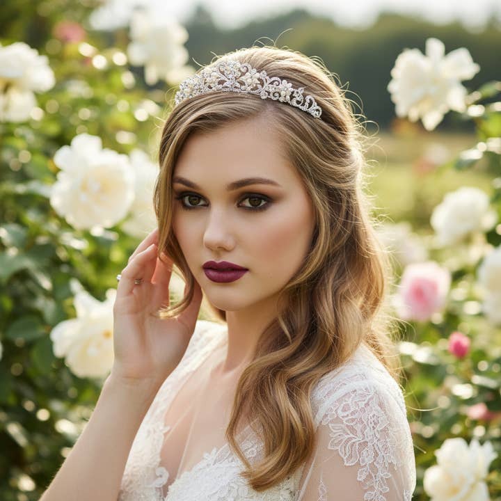LORENA PEARL TIARA for wholesale by Athena Bridal Jewellery