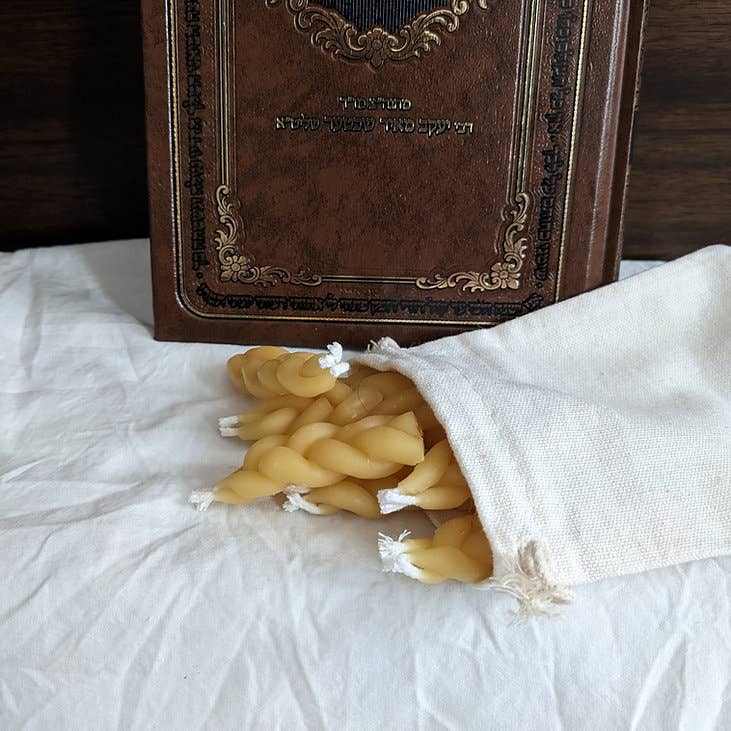 Ohr Judaica - Wholesale Novelty Candle - Mini Beeswax Havdalah Candles - 10 Pack1