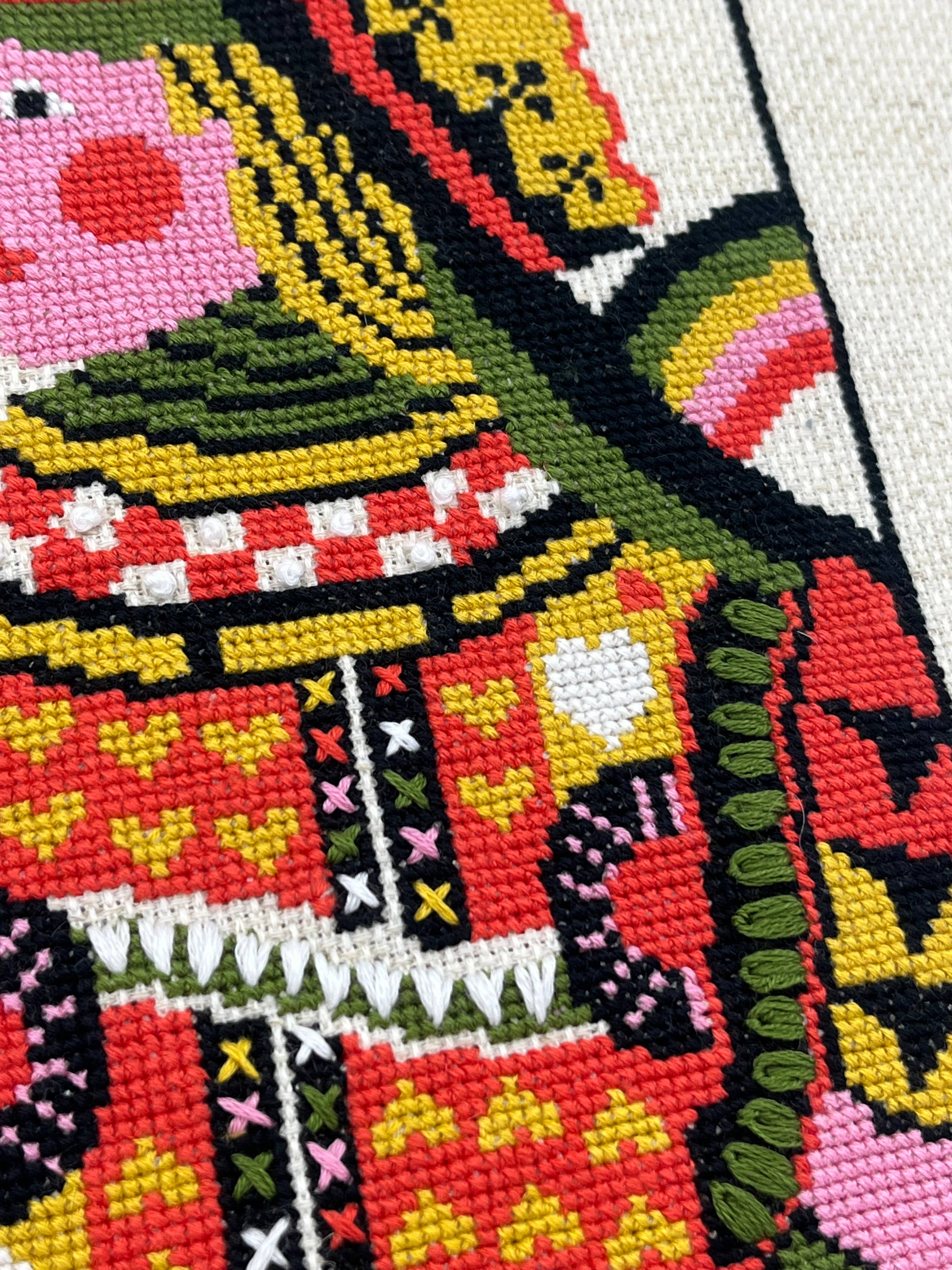 budgiegoods – wholesale Embroidery/cross-stitch supplies – Queen of Hearts Cross Stitch Kit 5