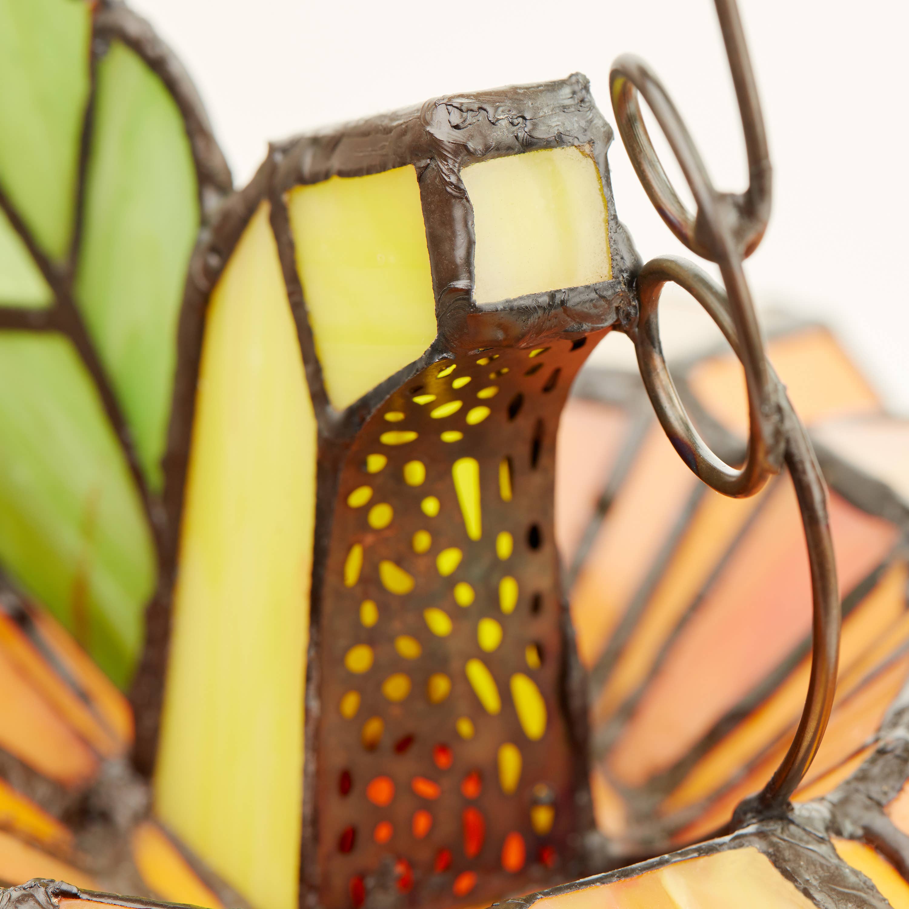 River of Goods - Wholesale Accent/Desk Lamp - 9"H Patch the Pumpkin Tiffany Stained Glass Accent Lamp11