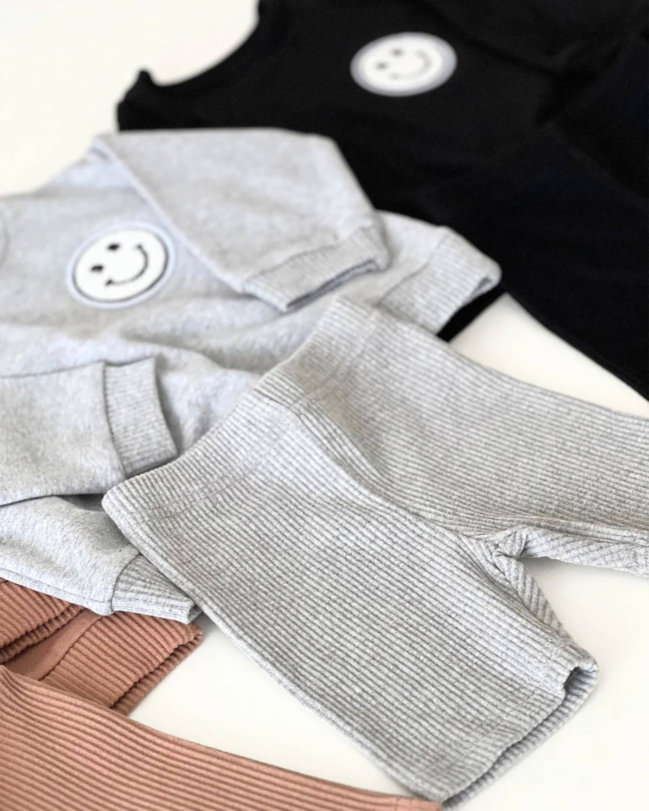 Lucky Panda Kids - Vente Ensemble haut et short – enfant - Ensemble de shorts de motard pour bébés et enfants | Gris6