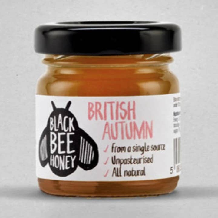 42g British Autumn Honey for wholesale by Black Bee Honey