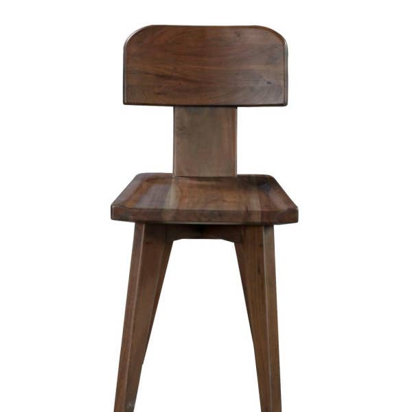 Samira, chaise de table à manger en bois massif pour la vente par Grandeur Imports LLC