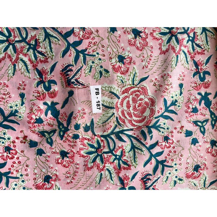 Bhawana Handicrafts - Wholesale Fabric Paint - Natural Floral Printed Dressmaking Fabric Indian Cotton Boho4