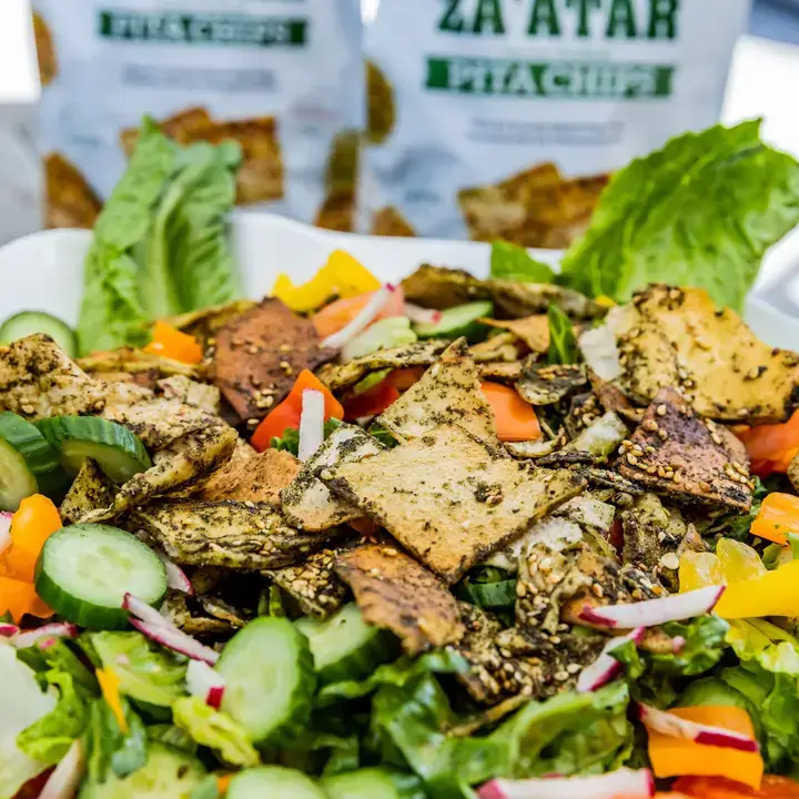 Terranean Herbs & Spices - Wholesale Chips - Spicy Za'atar Twice- Baked Pita Chips (2 oz.) 2