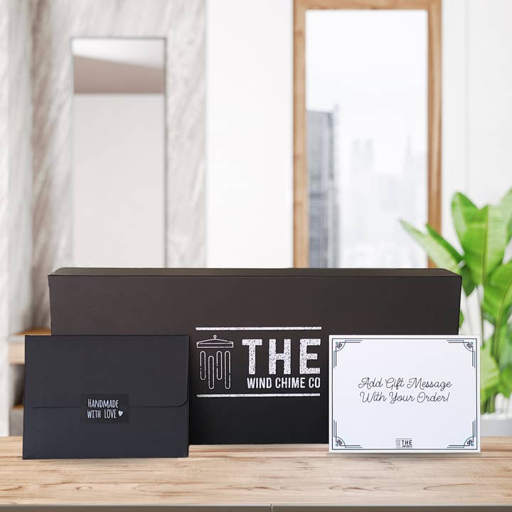 The Wind Chime Co - Wholesale Wind Chime - Gift Bundle Memorial Serenity Large Deep Tone Wind Chime Church Bells, Thoughtful Gift For Special Occasions or Reflections 55”4