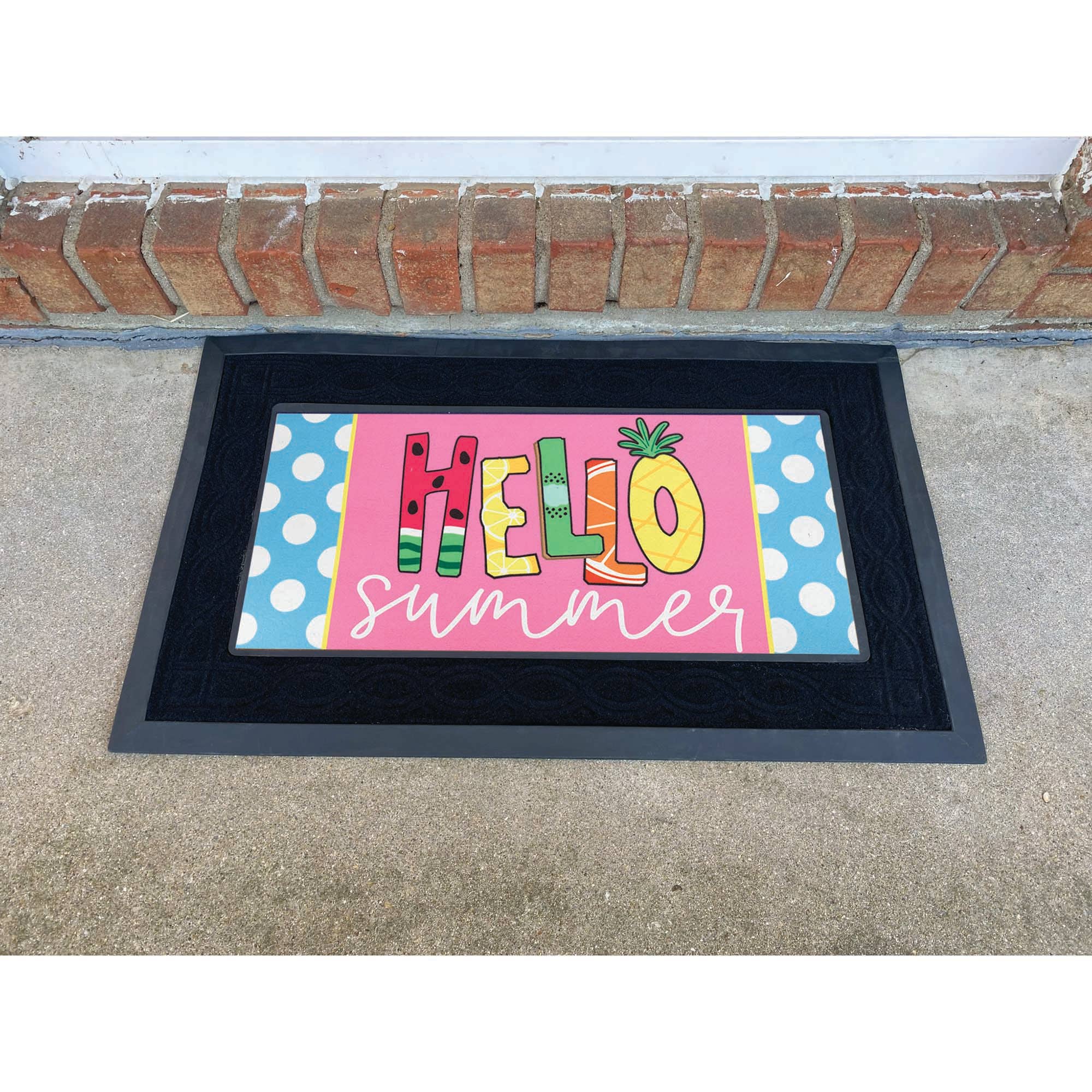 Cottage Garden - Wholesale Door Mat - Doormat Insert Hello Summer1