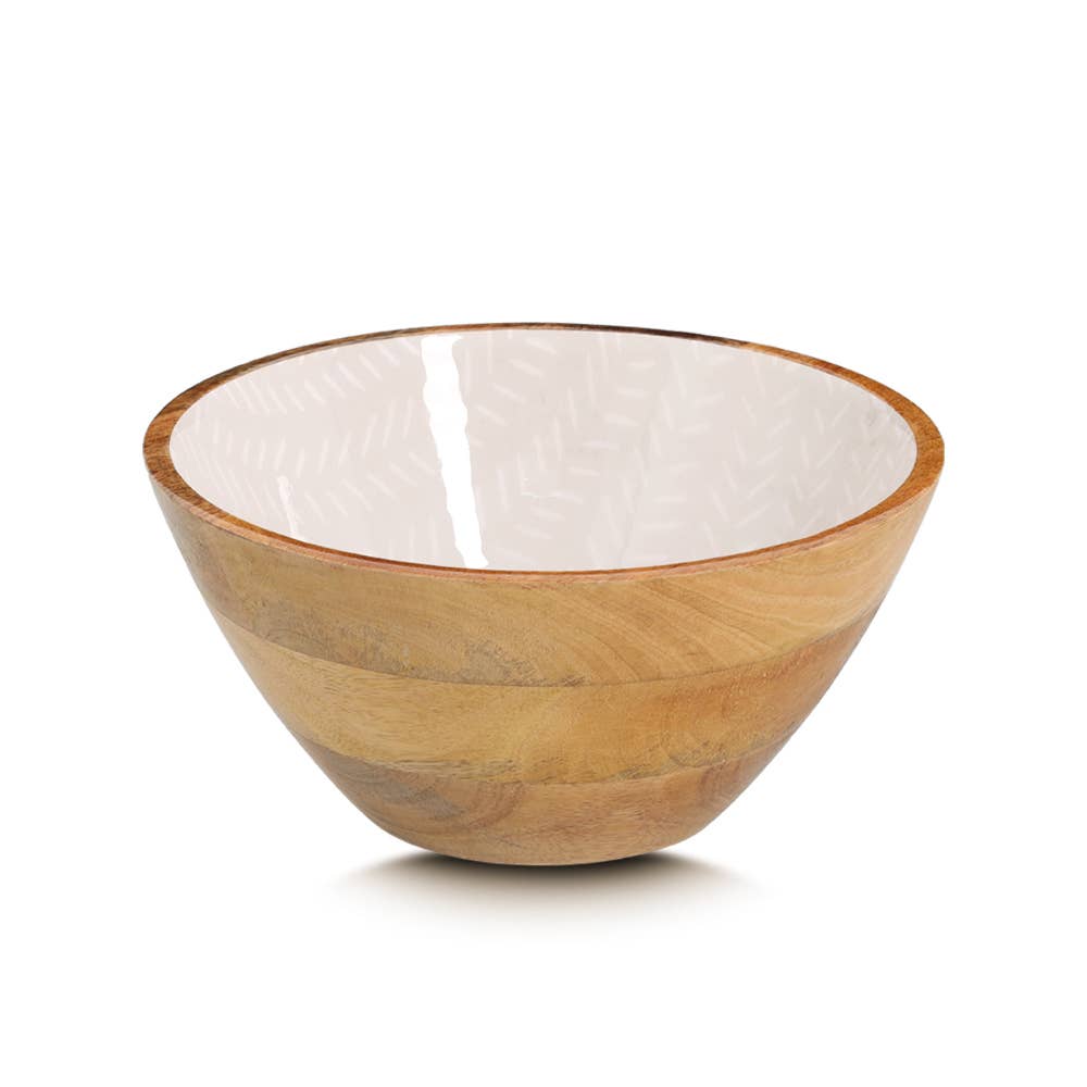 beige Skål i mangoträ i beige för wholesale på Faire2