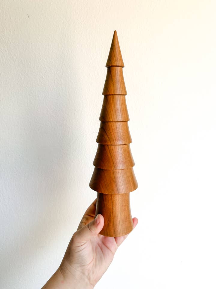 Full Size Woodland Christmas Tree - Holiday Decor Heirloom for wholesale by Make It Slow | Modern Woodworking the Old Fashioned Way