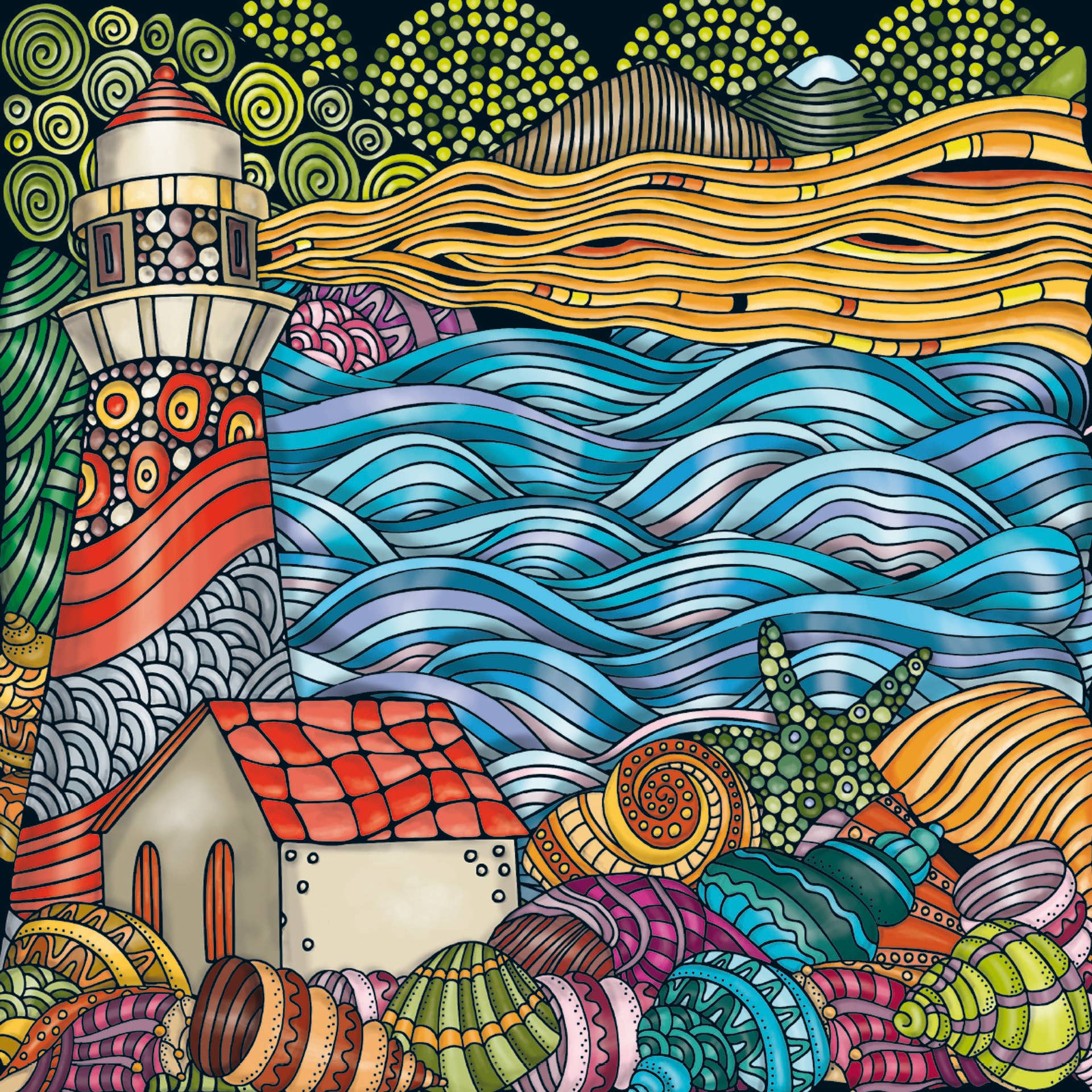 HQ Kites & Designs - Vendita all'ingrosso Puzzle - Adulti - Q Puzzle - Esposizione Mix di Colori (16 pz), 4 disegni (x4)3