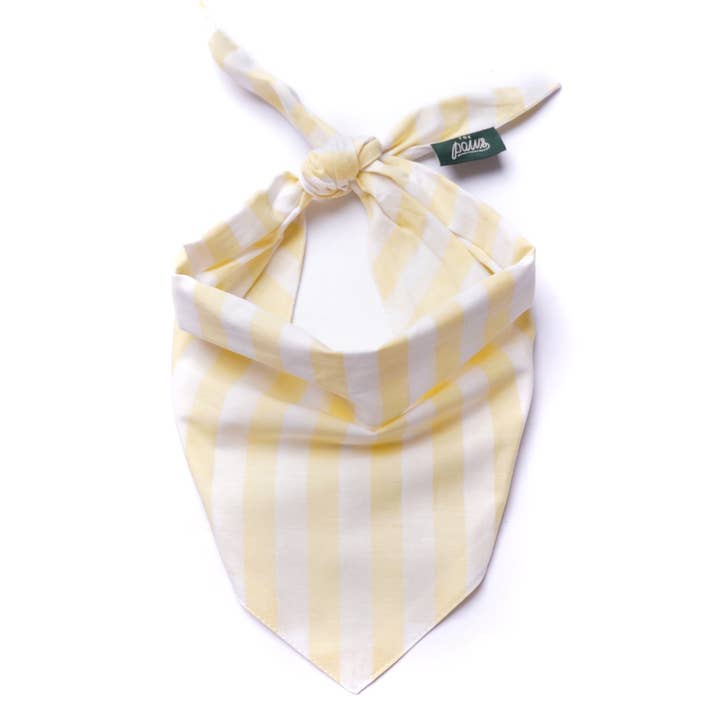 Bandana para cão Butter Stripe por atacado de The Paws