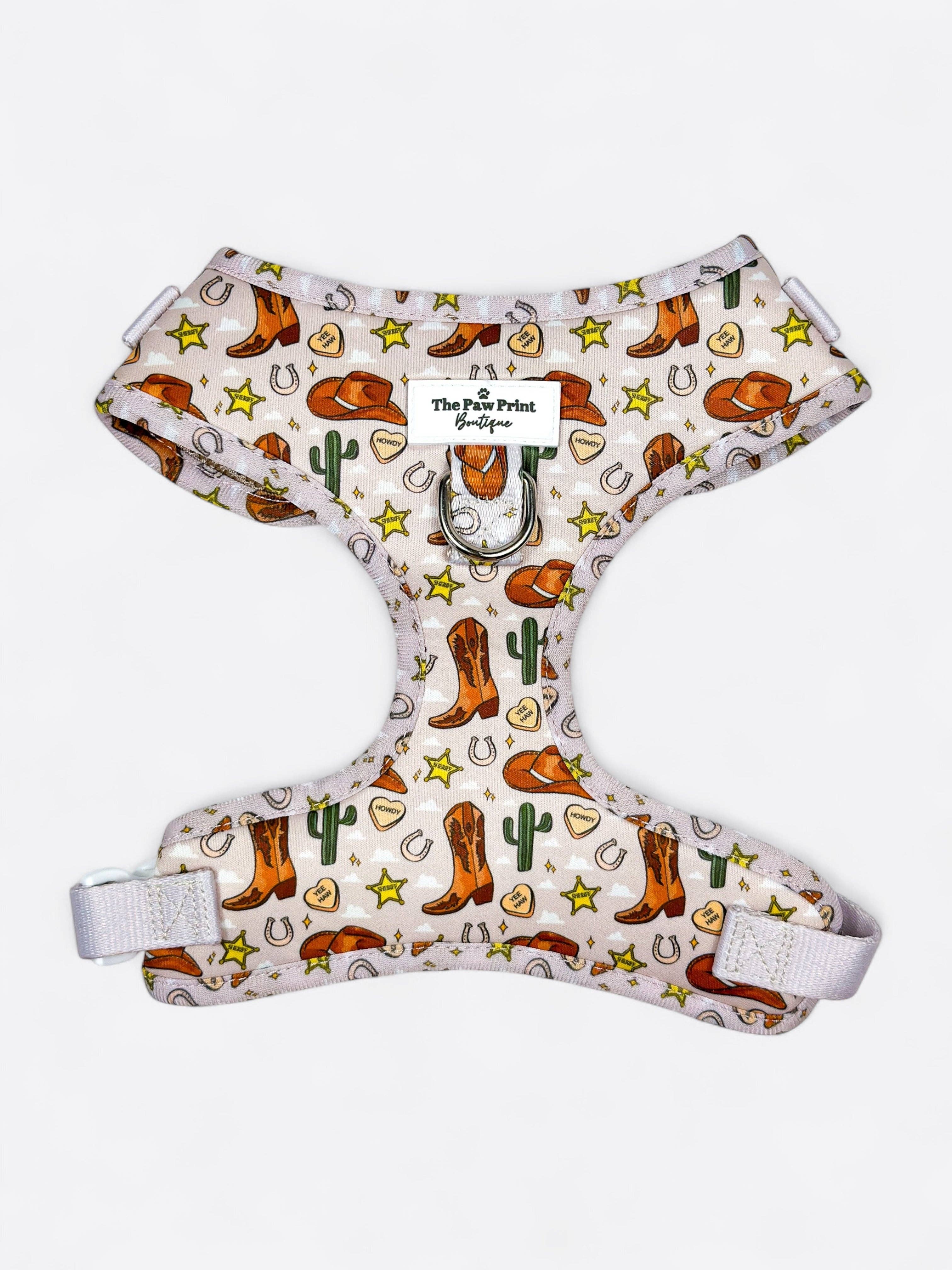 The Paw Print Boutique – wholesale Pet harness – Dog – Howdy Pawtner Adjustable Harness0