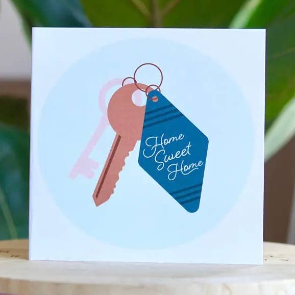 Home Sweet Home Greeting Card for wholesale by The Forgetful Collective
