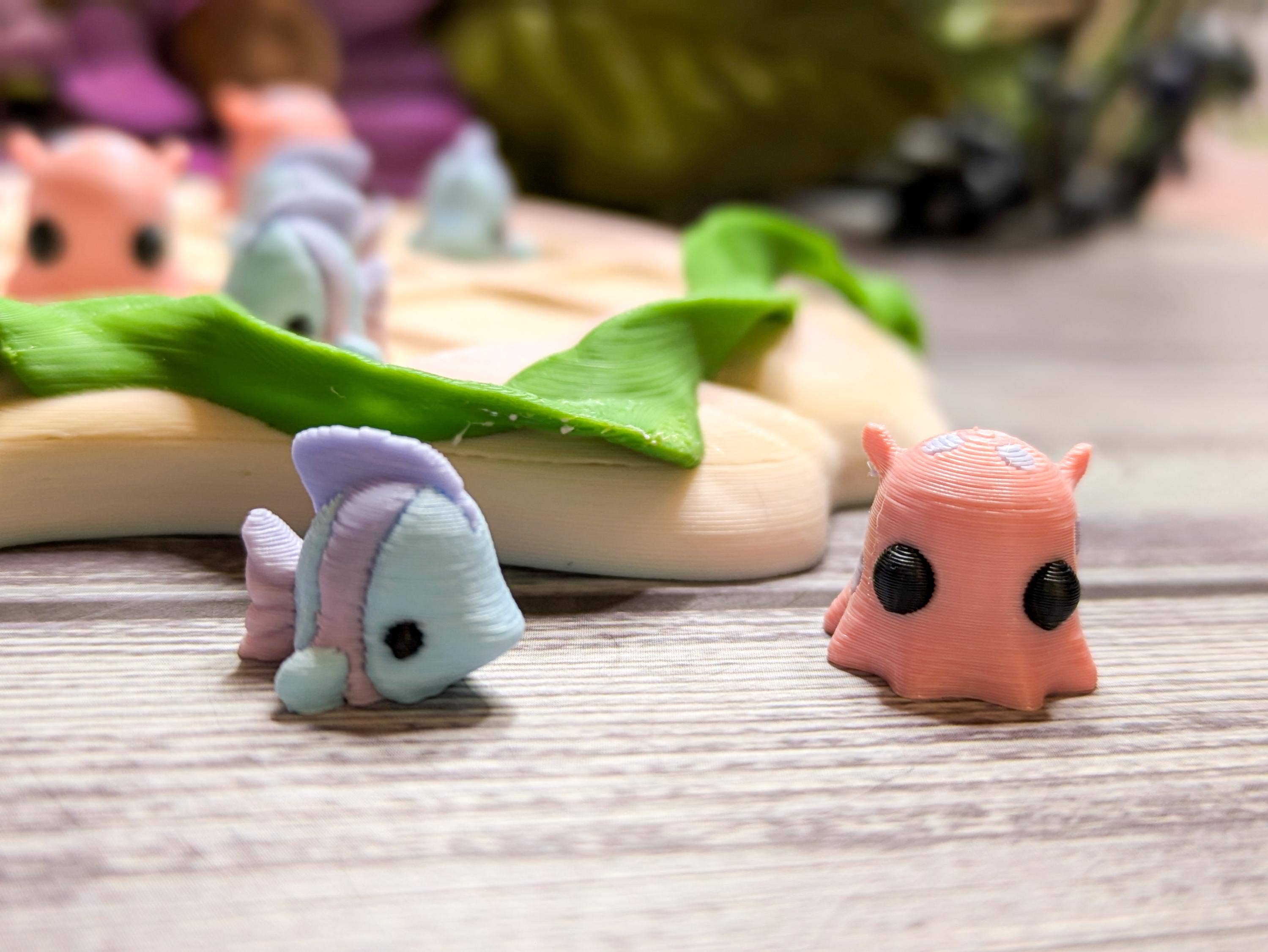 Witchbriar Cottage - Wholesale Board Game - 3D Printed Undersea Tic Tac Toe with Marine Figures5