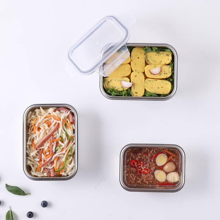 Neoflam - Wholesale Food Storage Container - Stainless Steel Rectangle Food Container5