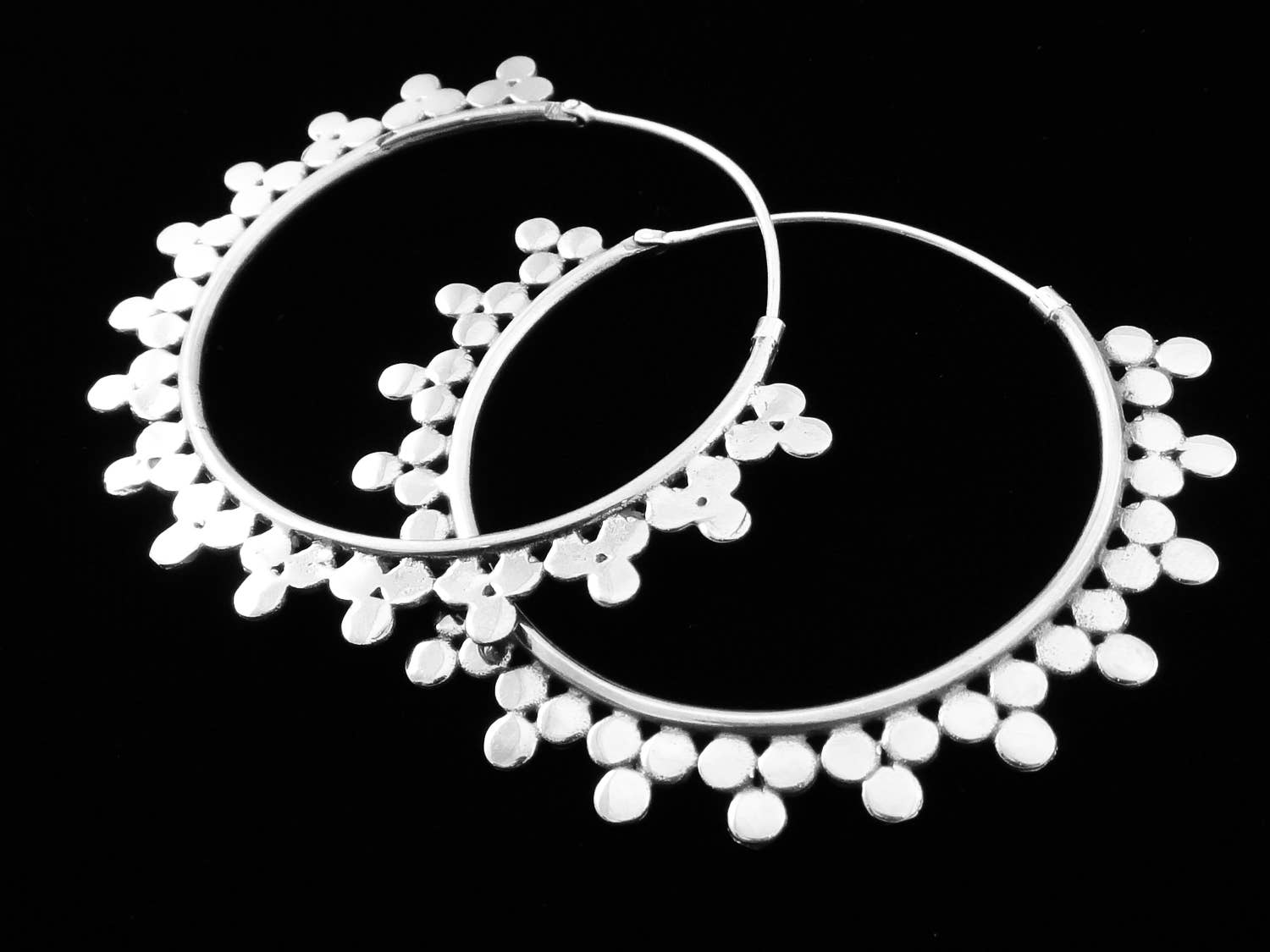 Tika – wholesale Hoop earrings – "Athena" Brass Earrings2