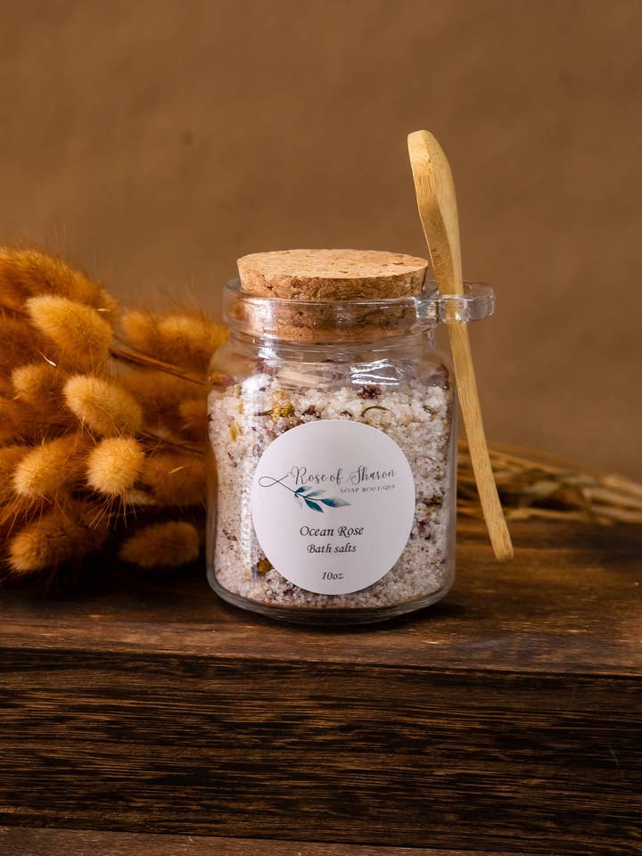 Bath Salts for wholesale by Rose of Sharon Soap Boutique