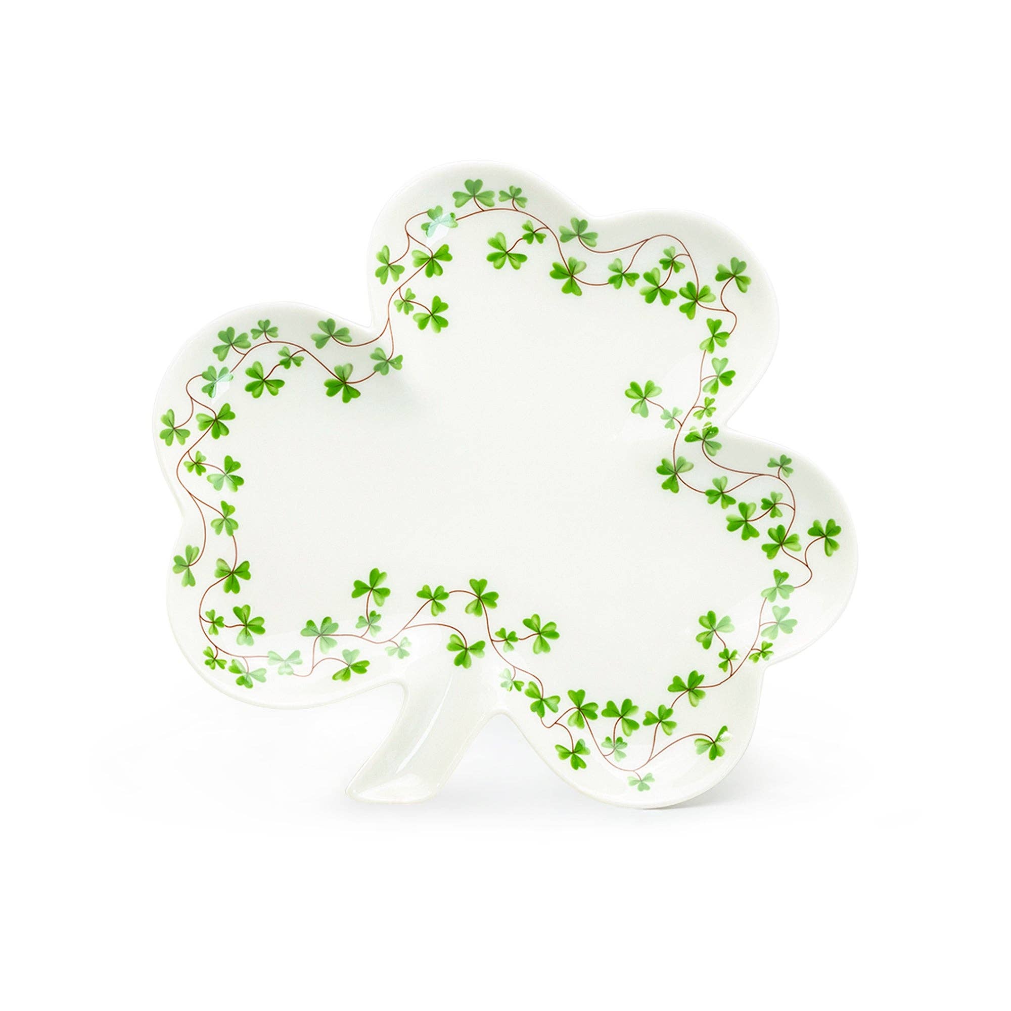 Grace Teaware - Vente Assiette de service - Assiette de service en porcelaine fine Shamrock de 8,75 po1