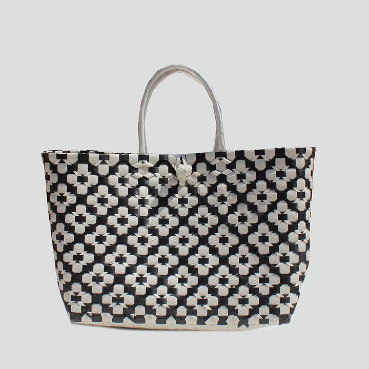STREET LEVEL - Wholesale Tote Bag - Women's - Swan Straw Tote