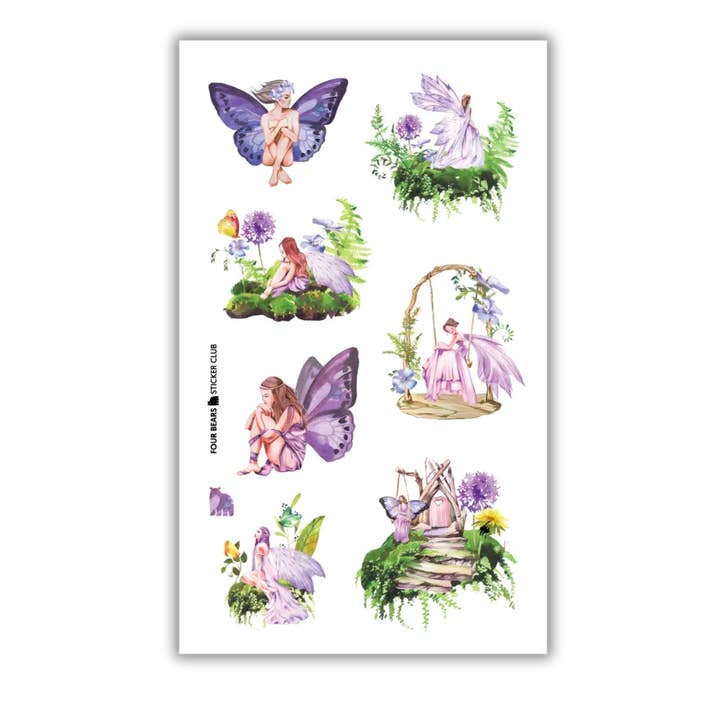 Jardin de fées pour la vente par Four Bears Sticker Club