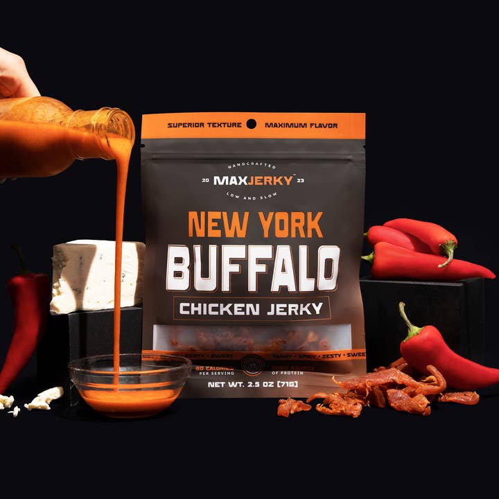 MaxJerky - Wholesale Jerky - New York Buffalo Chicken Jerky1