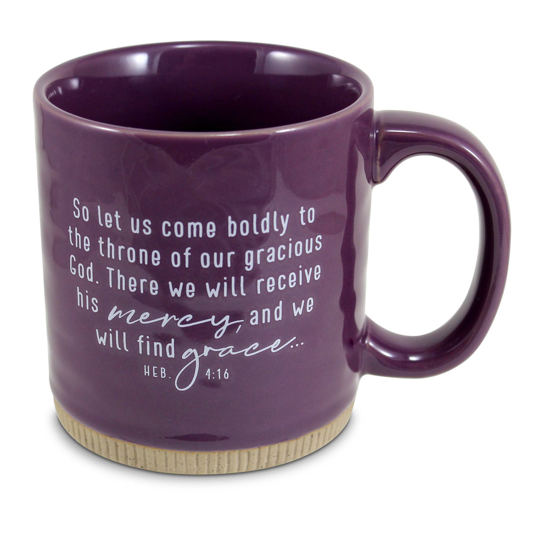 Cottage Garden - Wholesale Coffee Mug - LCP Mug Powerful Words Grace Purple 16 Oz.1