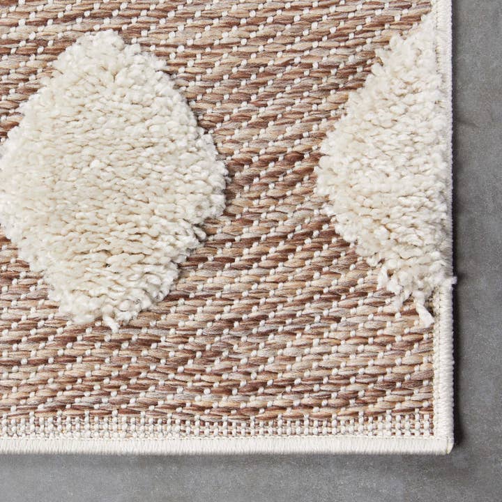 Well Woven - Wholesale Area Rug - Chiara Tribal Moroccan Beige High-Low Flat-Weave Rug4