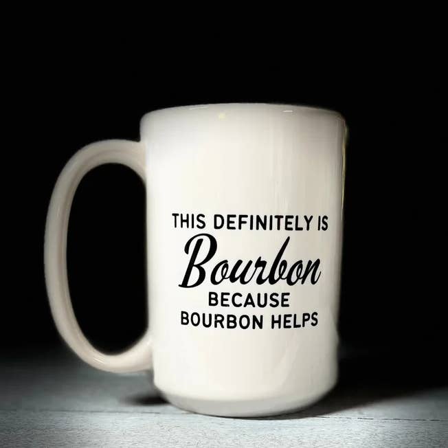 Tasse à café amusante - This Is Definitely Bourbon - Mug de 15 oz pour la vente par Whiskey Doodle