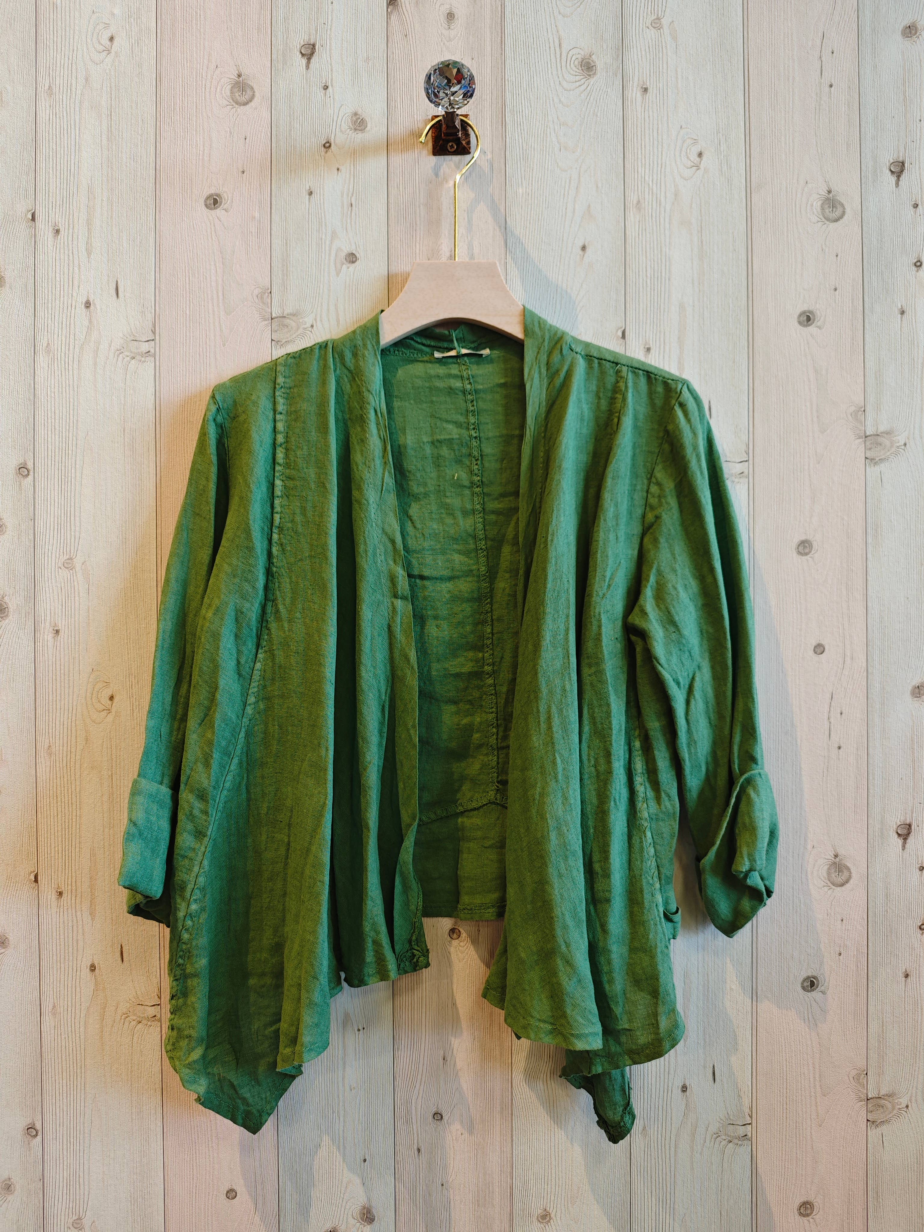 Linen & More - Wholesale Jacket - Women's - REF 192 SHORT CARDIGAN 100% LINEN7