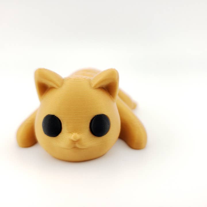 The Geek Galleria – wholesale Dekorativ statyett – 1 Ledad Katt - 3D-printad Fantasivarelse - Zou 3d