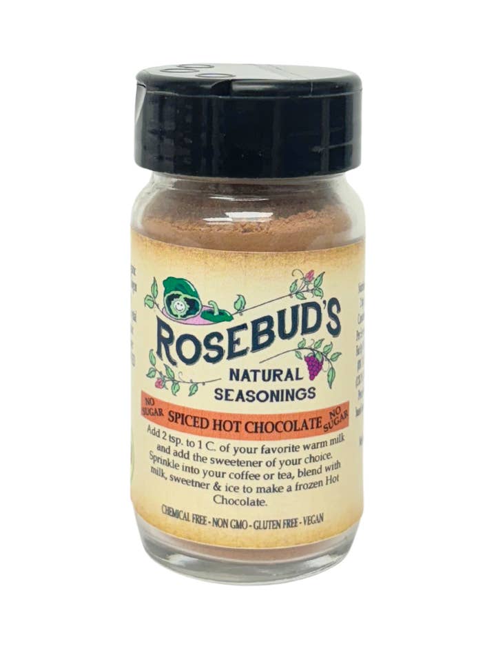 SPICED HOT CHOCOLATE, SUGAR-FREE for wholesale by Rosebud’s Real Food