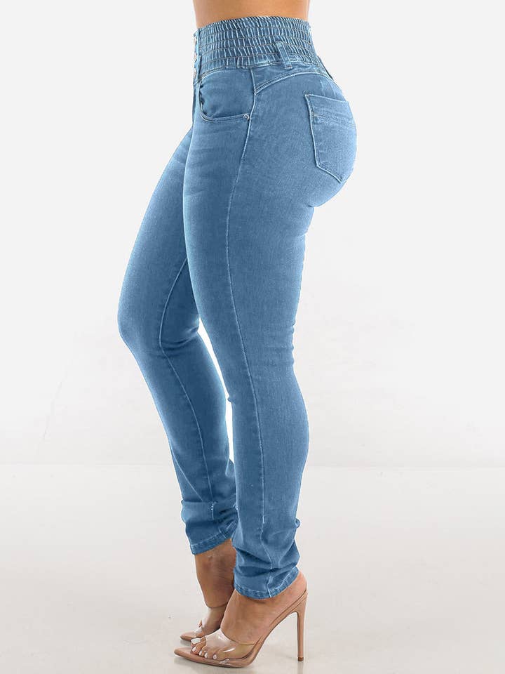 Aria Romance - Wholesale Jeans - Women's - High-Waist Sculpting Skinny Jeans5